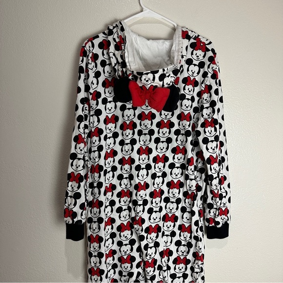 Disney Store Mickie Minnie Mouse One Piece Hooded Size XL UNISEX - Picture 5 of 10